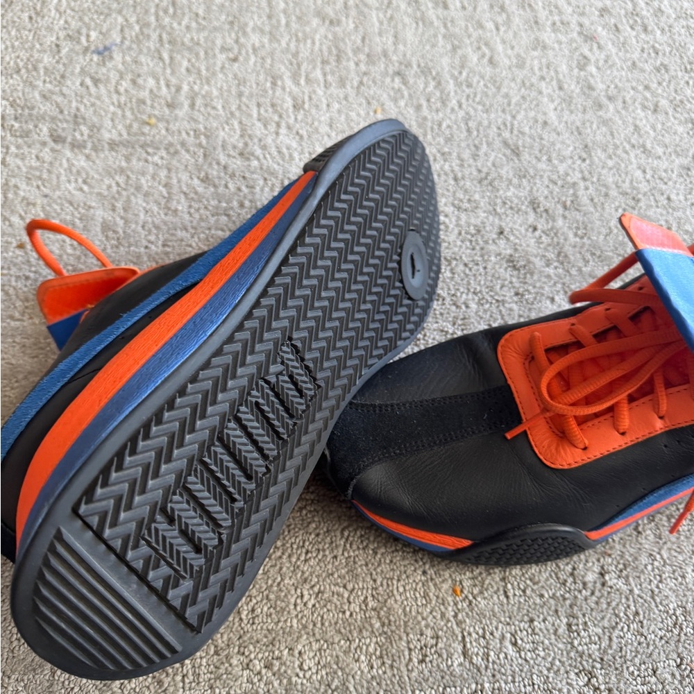 Puma Black and Orange Athletic Sneakers
